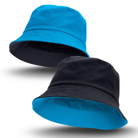 Reversible Bucket Hats Light Blue